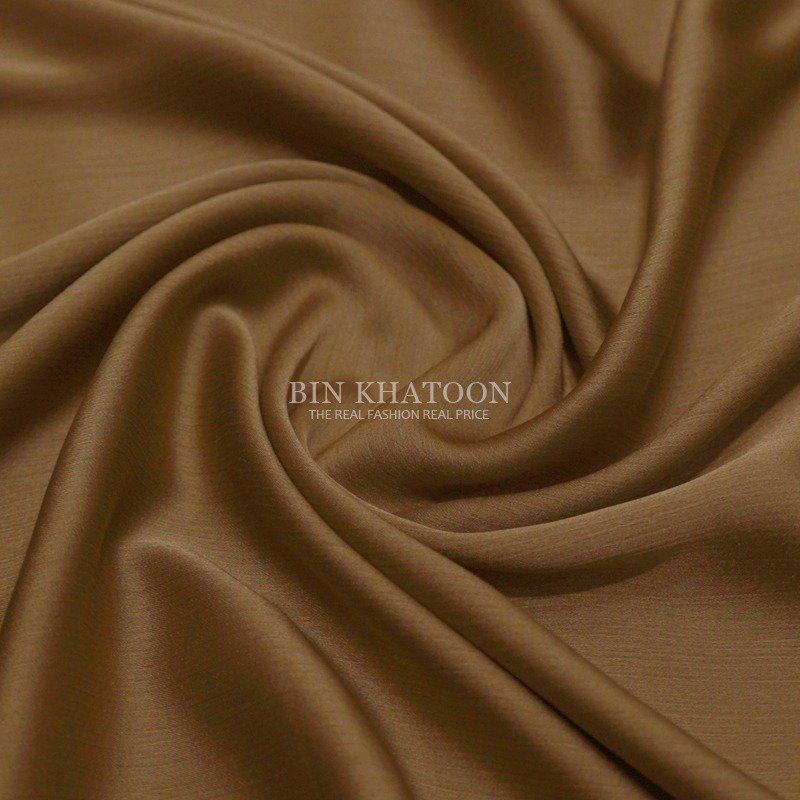 Crinkle Silk Hijab Golden