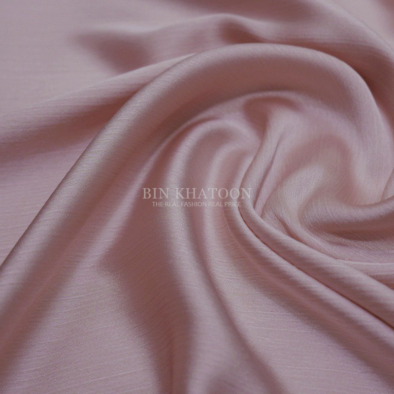 Crinkle Silk Hijab Baby Pink