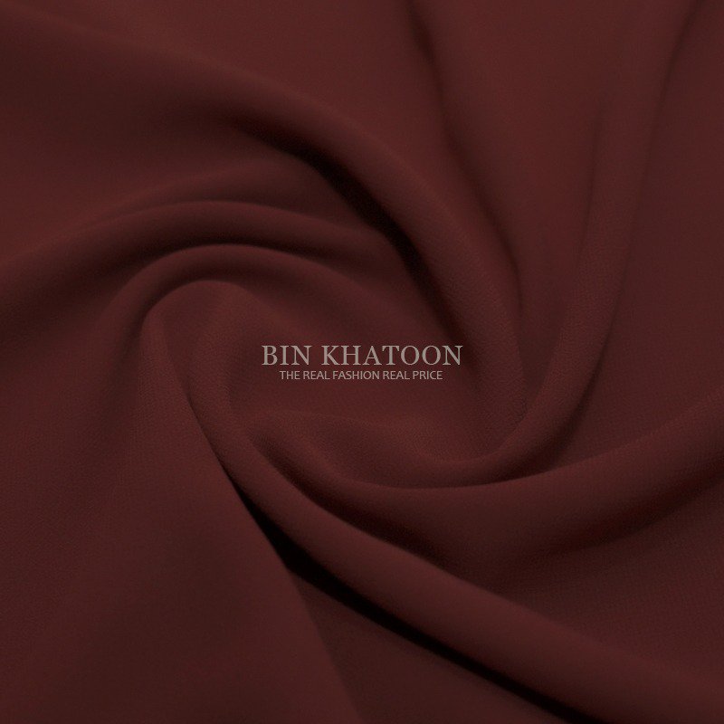 Premium Georgette Hijab in Carmine