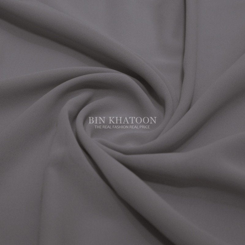 Premium Georgette Hijab in Light Gray