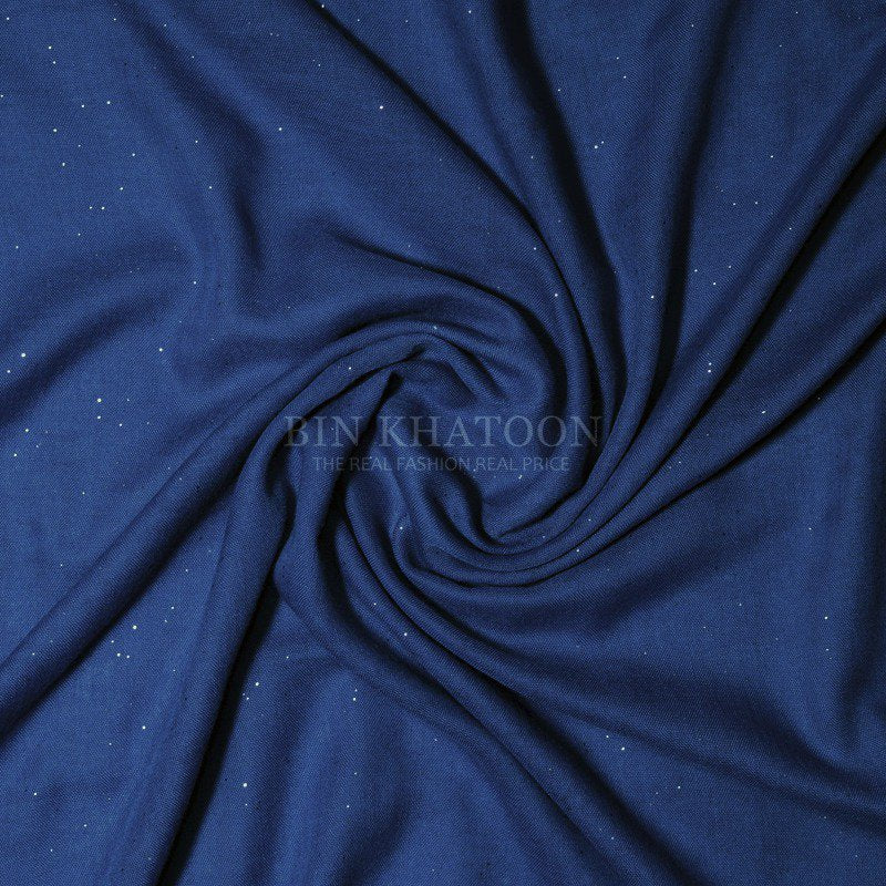 Glitter Lawn French Blue Hijab