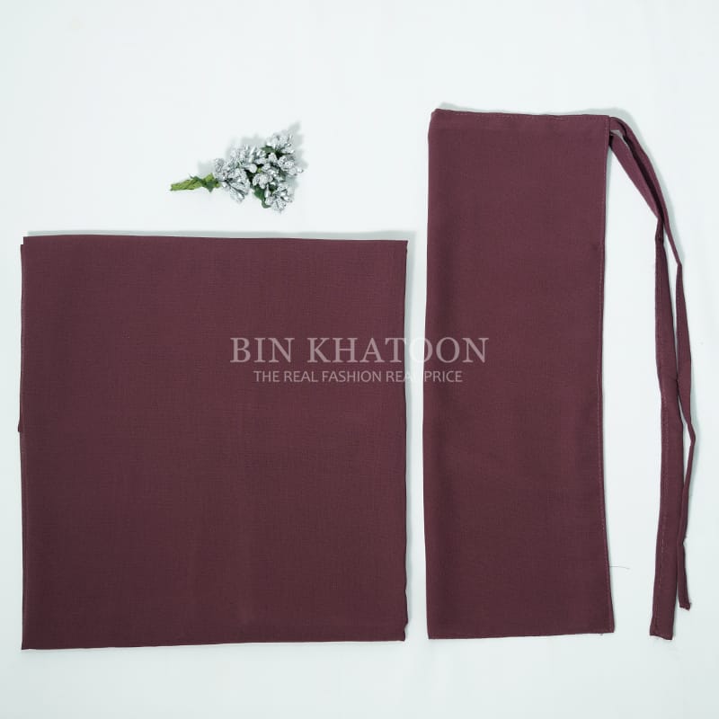 Georgette Hijab and Niqab set Amethyst