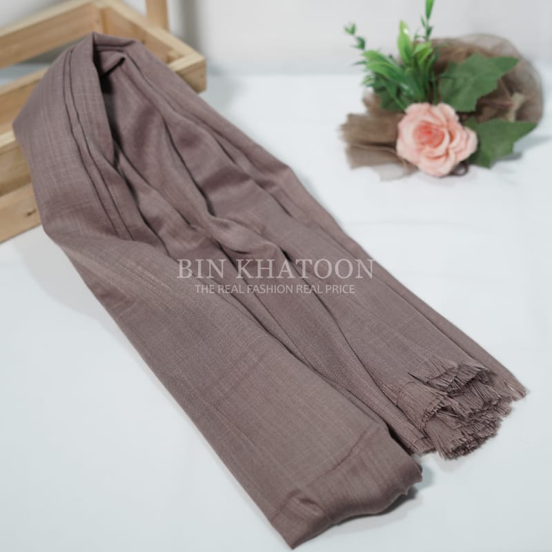 Premium Turkish Muted Brown Hijab