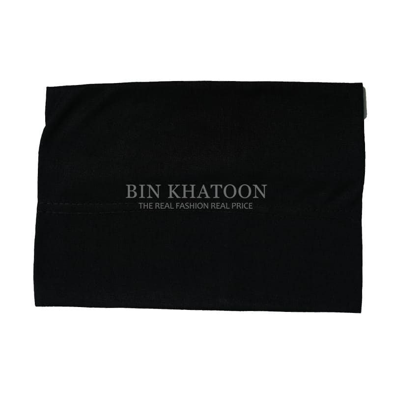 Tube Band Cap for Hijab Black