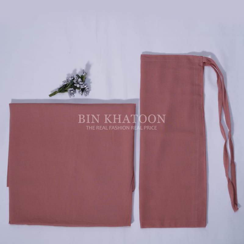 Georgette Hijab and Niqab Set Bubble Gum