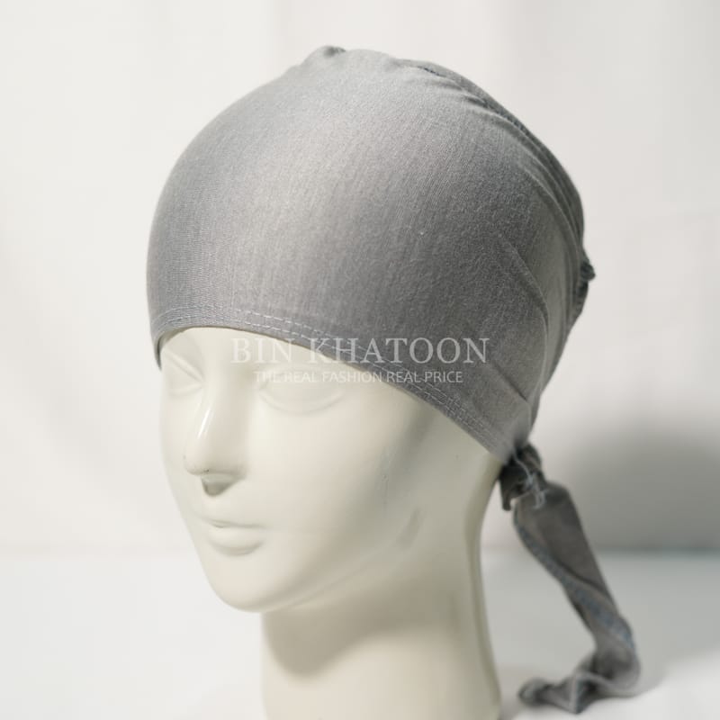 Tie-Back Cap Gray