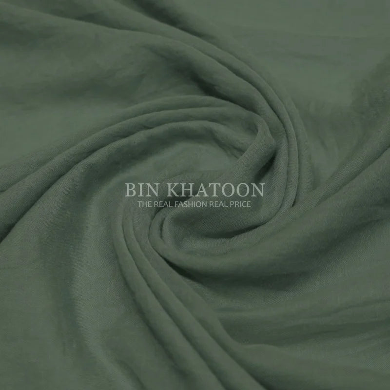 Crumpled Lawn Hijab Mint Green