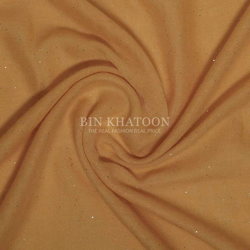 Glitter Lawn Mustard Hijab