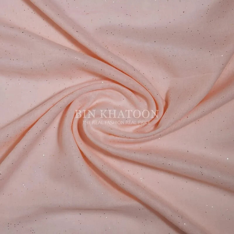 Glitter Lawn Nude Pink Hijab