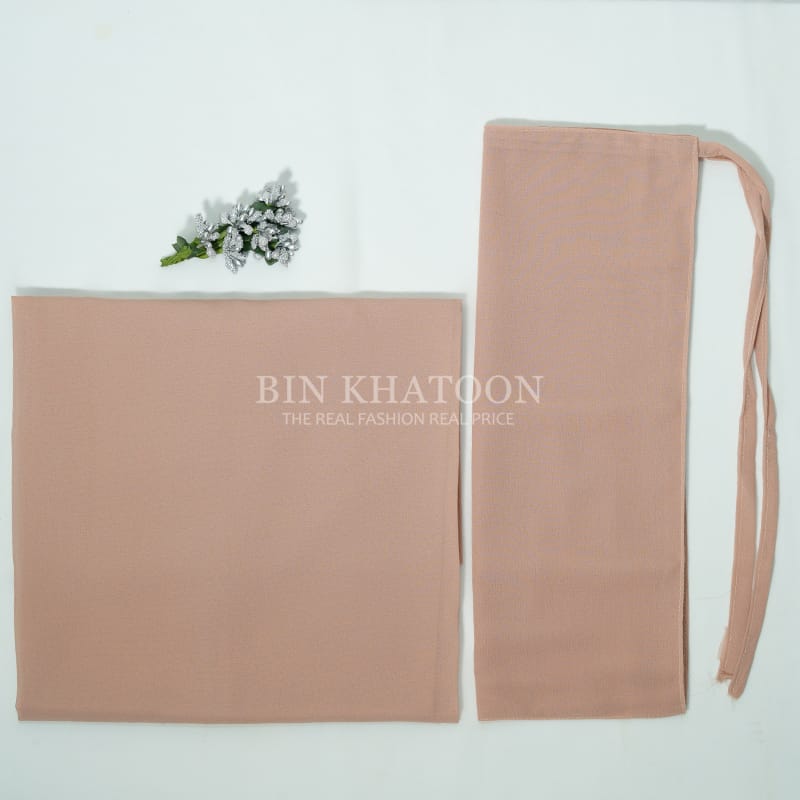 Georgette Hijab and Niqab Set Mouva