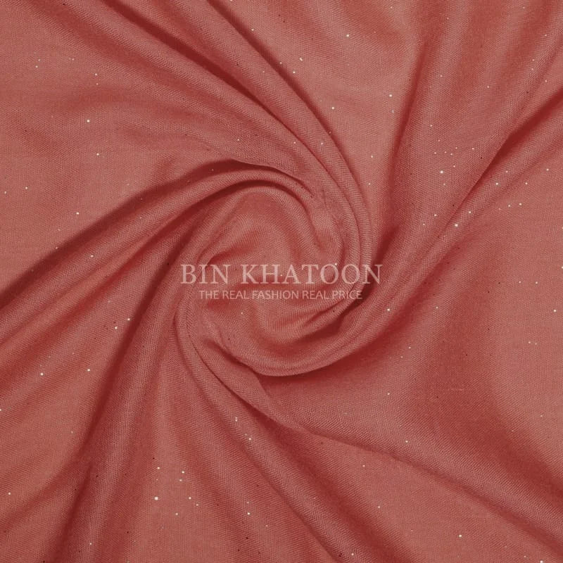 Glitter Lawn Peach Hijab