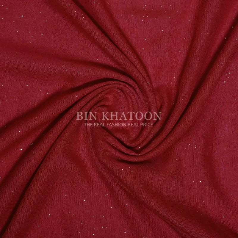 Glitter Lawn Red Hijab