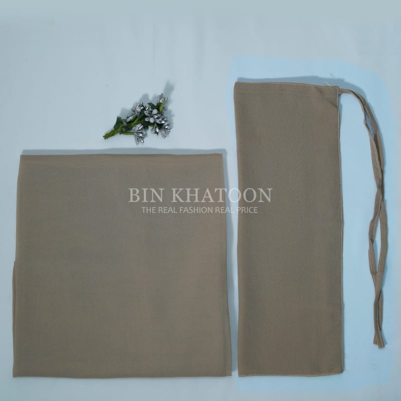 Georgette Hijab and Niqab Set Fawn