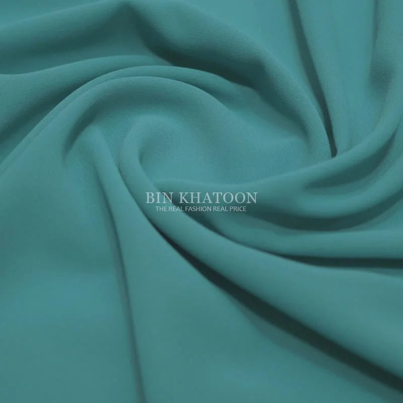 Premium Georgette Hijab in Sean Blue