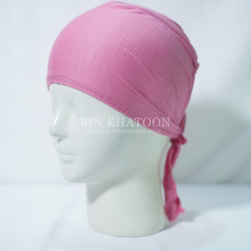 Tie-Back Cap Tea Pink