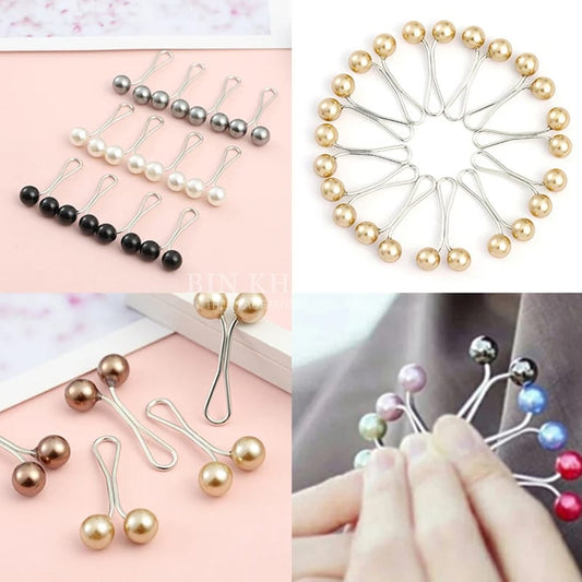 Chin Pins - Pair of 10 (Any Random Color)