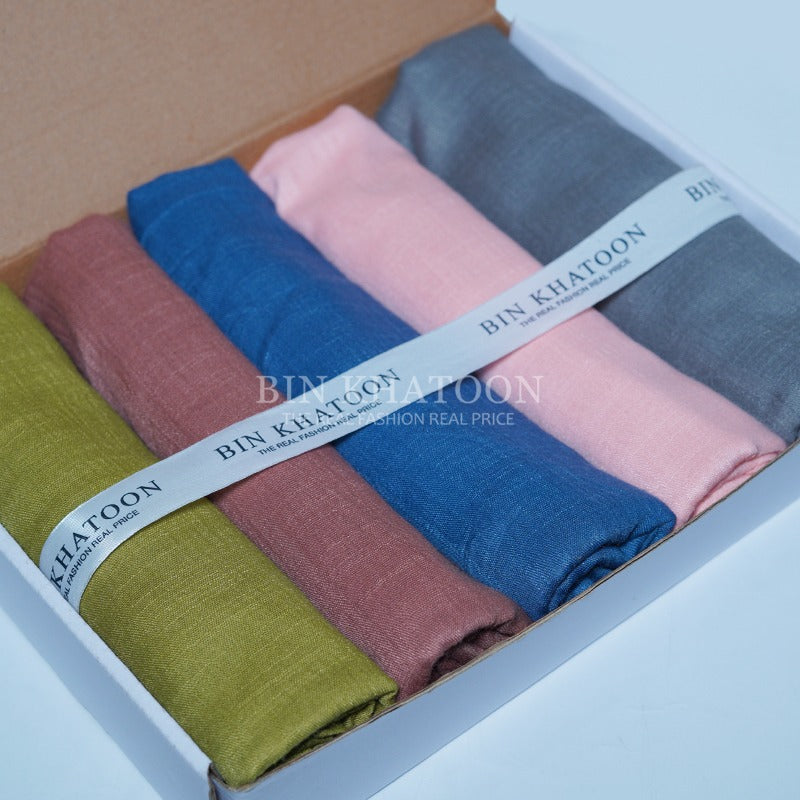 Premium Turkish Hijab - Bundle Of 5
