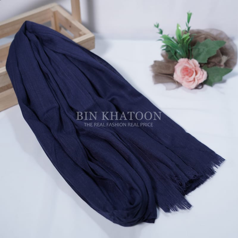 Premium Turkish Navy blue Hijab