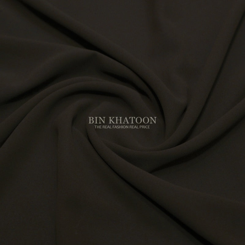 Premium Georgette Hijab in Olive green