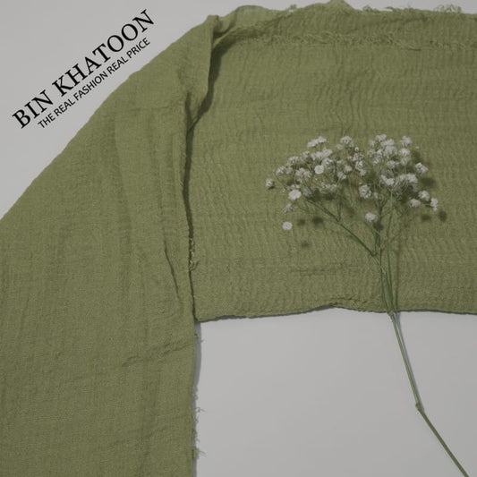 Crimps Spring Green Hijab