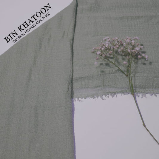 Crimps Green Mint Hijab