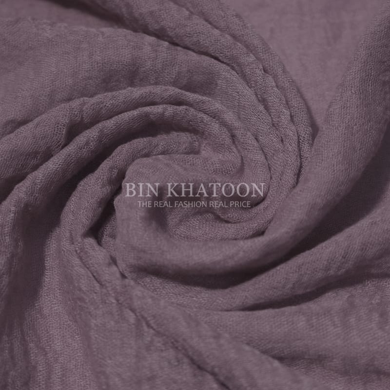 Crimps Light Purple Hijab