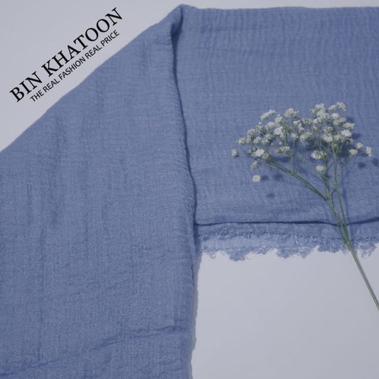 Crimps Ice Blue Hijab