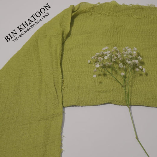 Crimps Neon Green Hijab