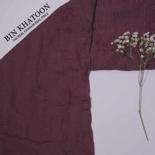 Crimps Dark Purple Hijab