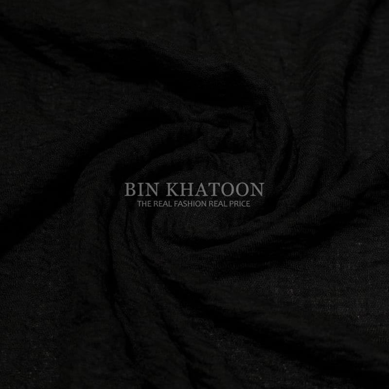 Crimps Black Hijab