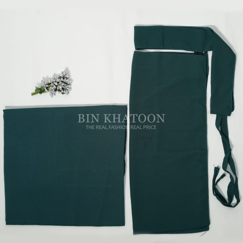 Matching Hijab & Saudi Niqab Set Sea Green