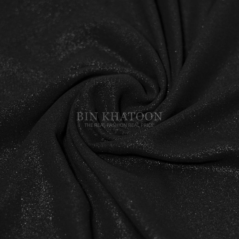 Moonlight Georgette - Black