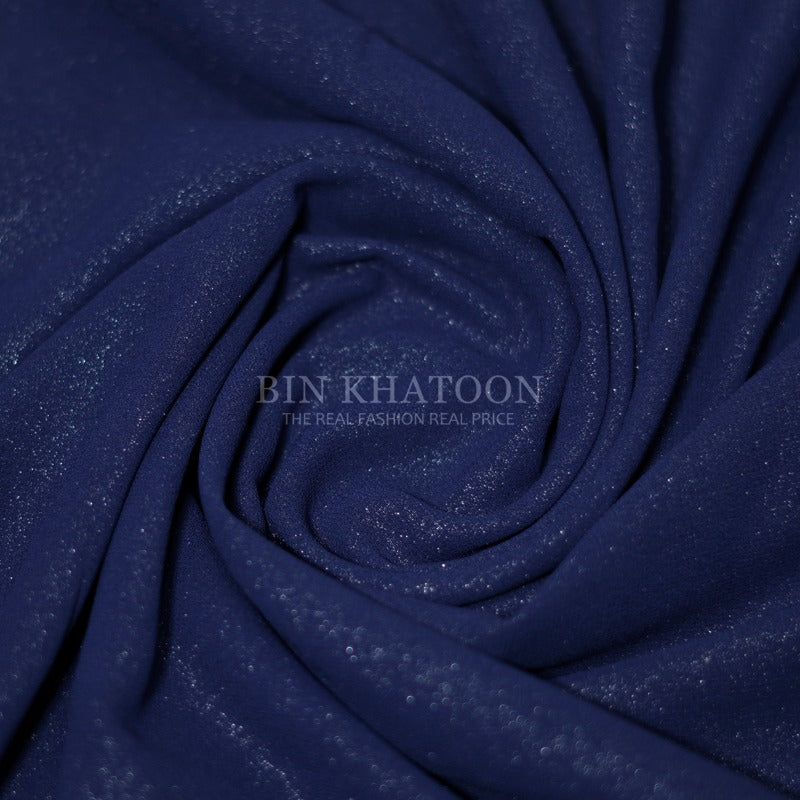 Moonlight Georgette - Royal Blue