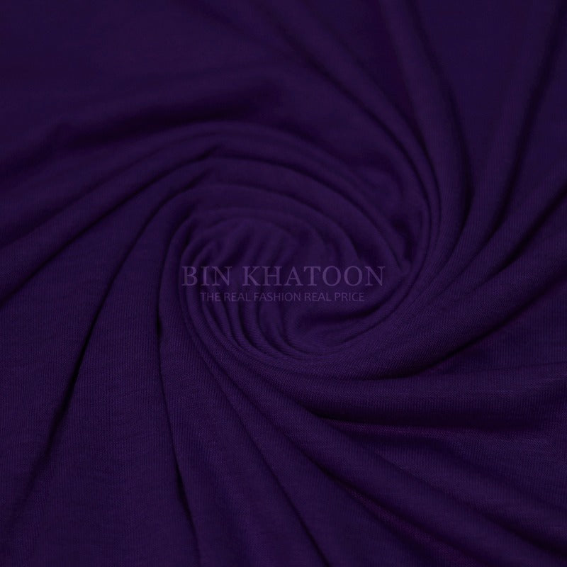 Plain Jersey Hijab - Purple