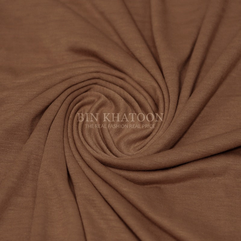 Plain Jersey Hijab - Light Peach