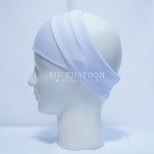 Hijab Band - Neel White