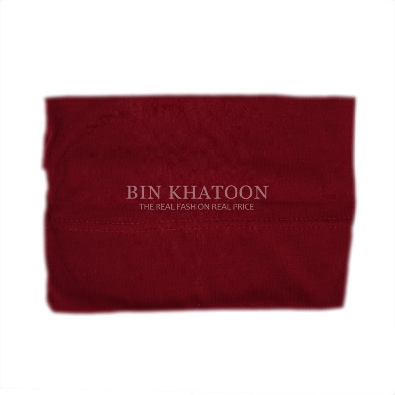 Tube Band Cap for Hijab Maroon