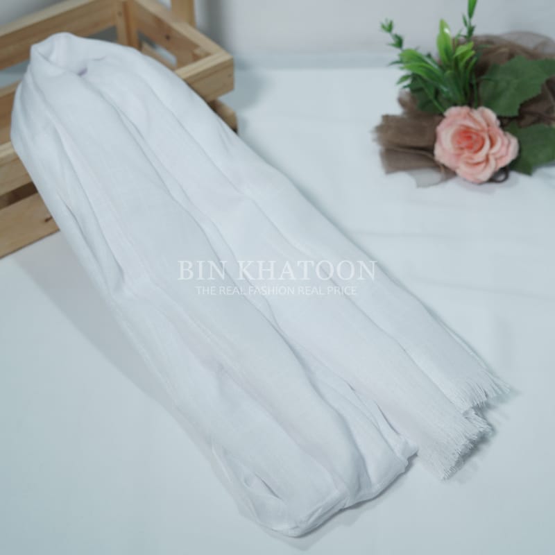 Premium Turkish White Hijab