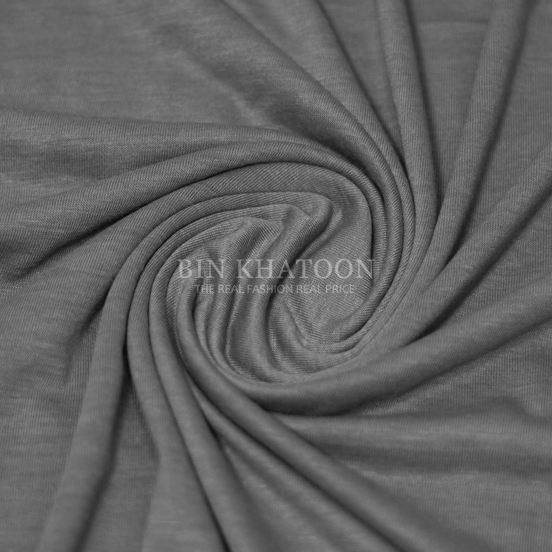 Plain Jersey Hijab - Light Gray