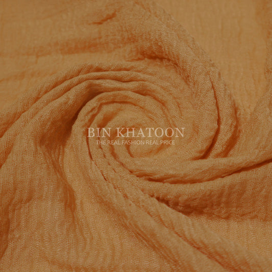 Crimps Mustard Hijab