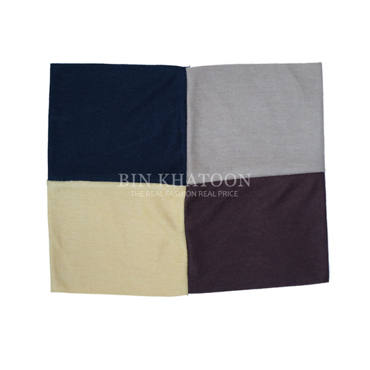4 in 1 Hijab Cap (Black,Coffee,Skin,Brown)