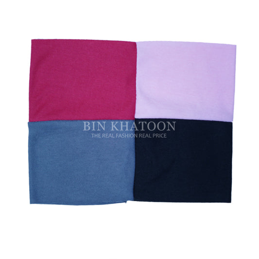 4 in 1 Hijab Cap (DarkPink,BabyPink,Gray,Black)