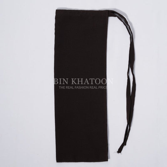 Tie Back Niqab Dark Brown