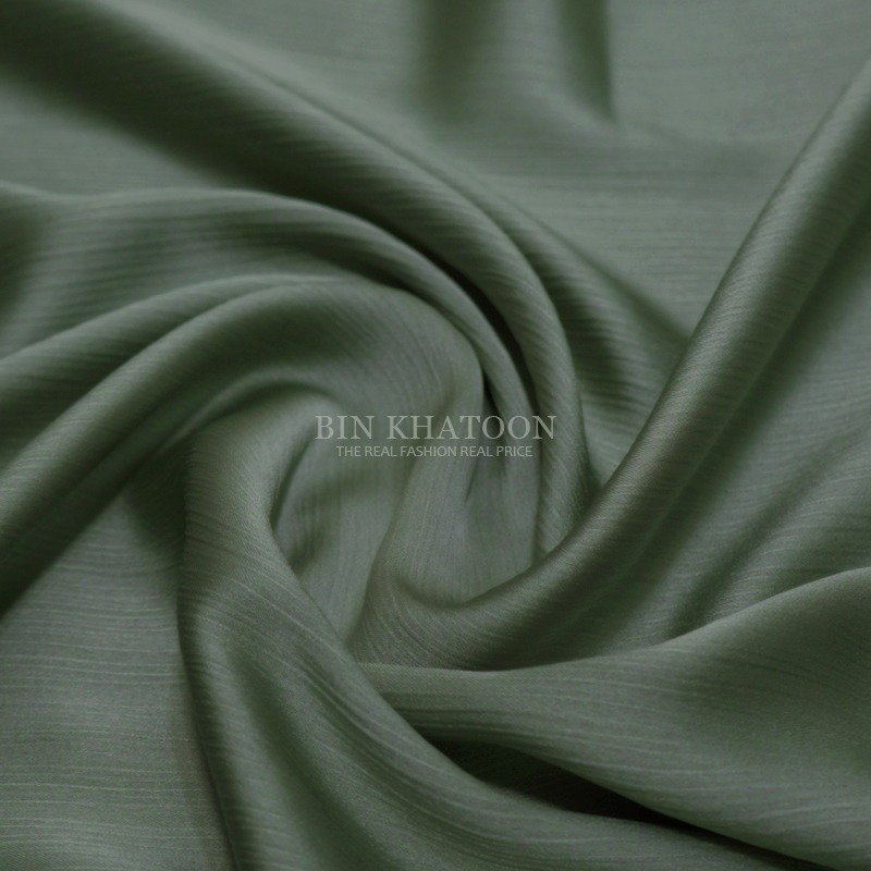 Crinkle Silk Hijab Mint Green