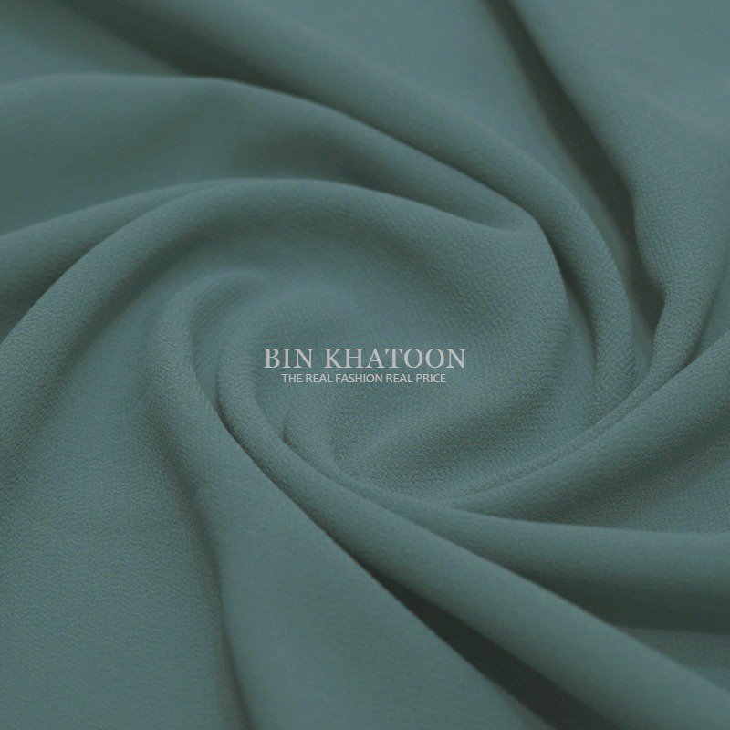 Premium Georgette Hijab in Aqua green