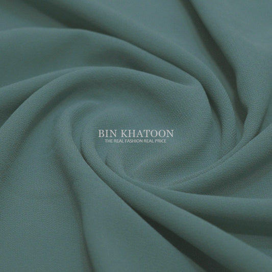 Premium Georgette Hijab in Aqua green