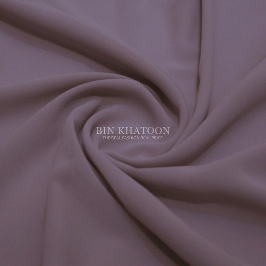 Premium Georgette Hijab in Light Muted Purple