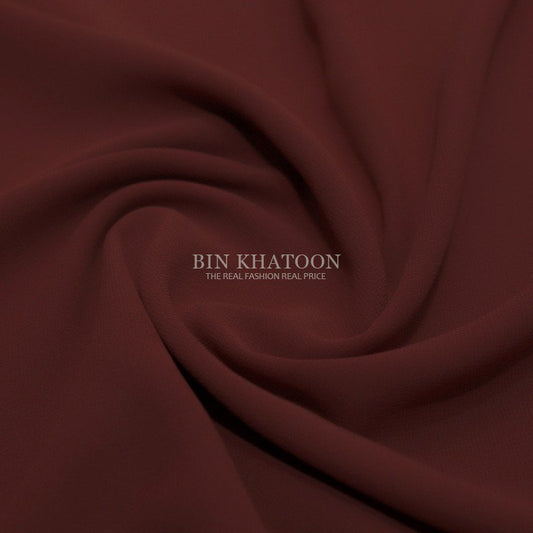 Premium Georgette Hijab in Carmine
