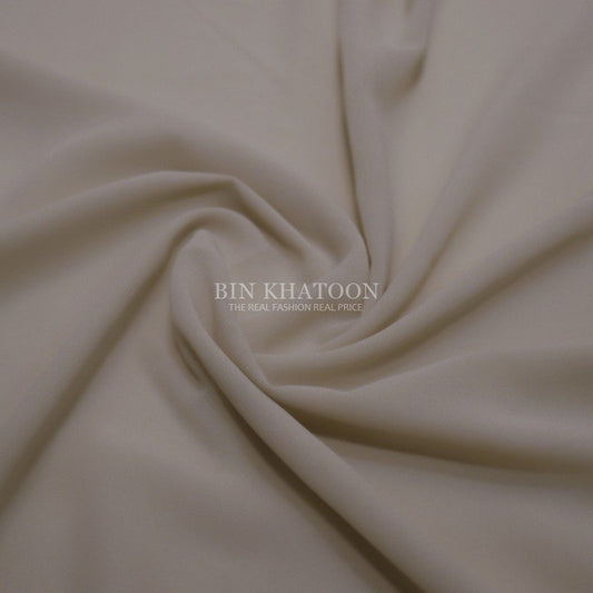 Premium Georgette Hijab in Cream White