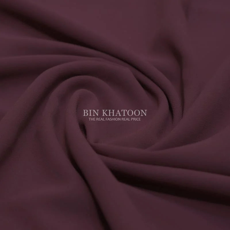 Inessence - Sciarpa Hijab Maxi In Georgette Di Poliestere, Velata, Leggera, Colore Pepe D'Arancia, Taglia M (70x180 Cm), Avvolgente E Modesta